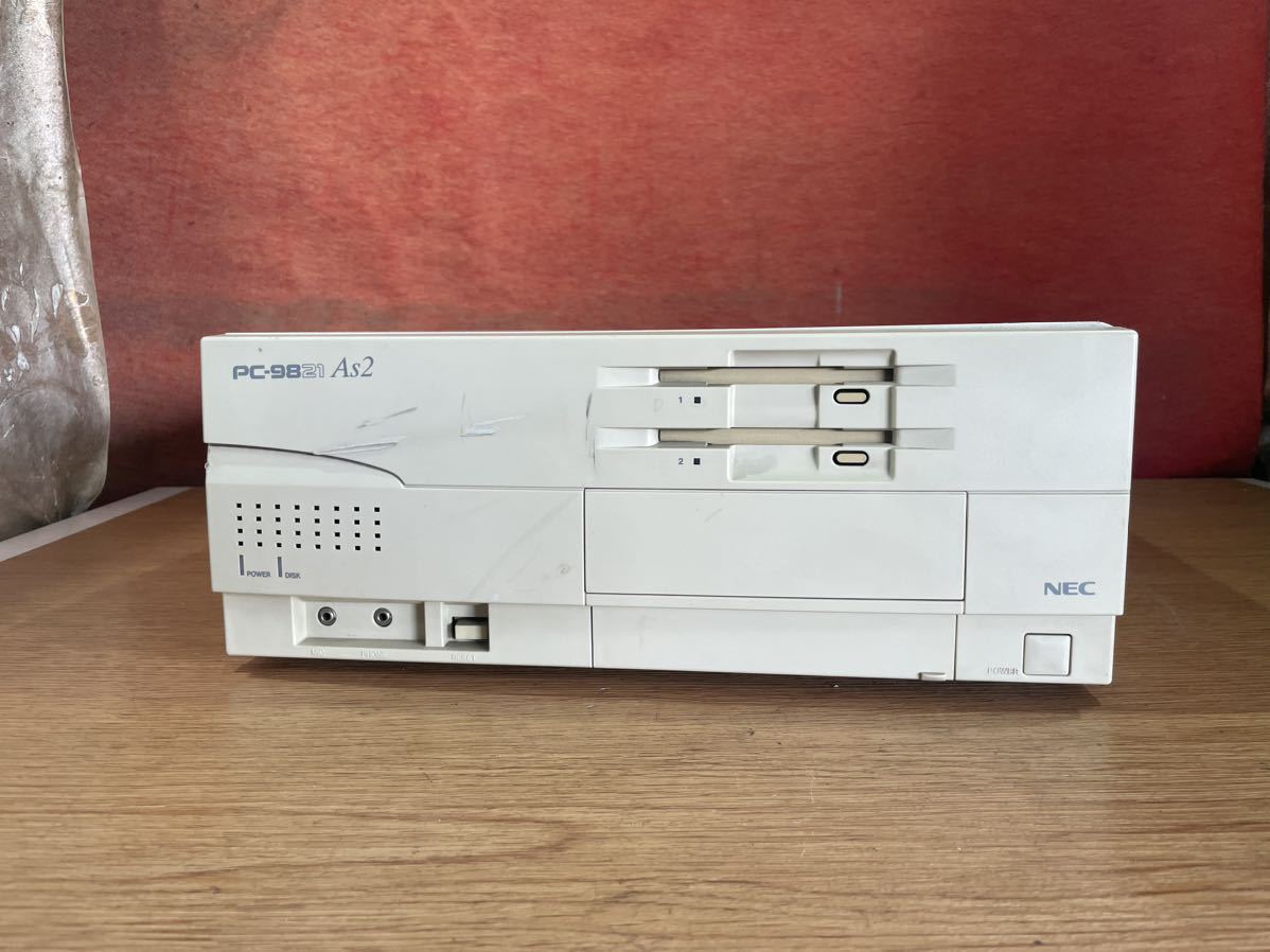 ①NEC PC-9821 AS2 / レトロパソコン / PC98シリーズ 中古品 ジャンク 