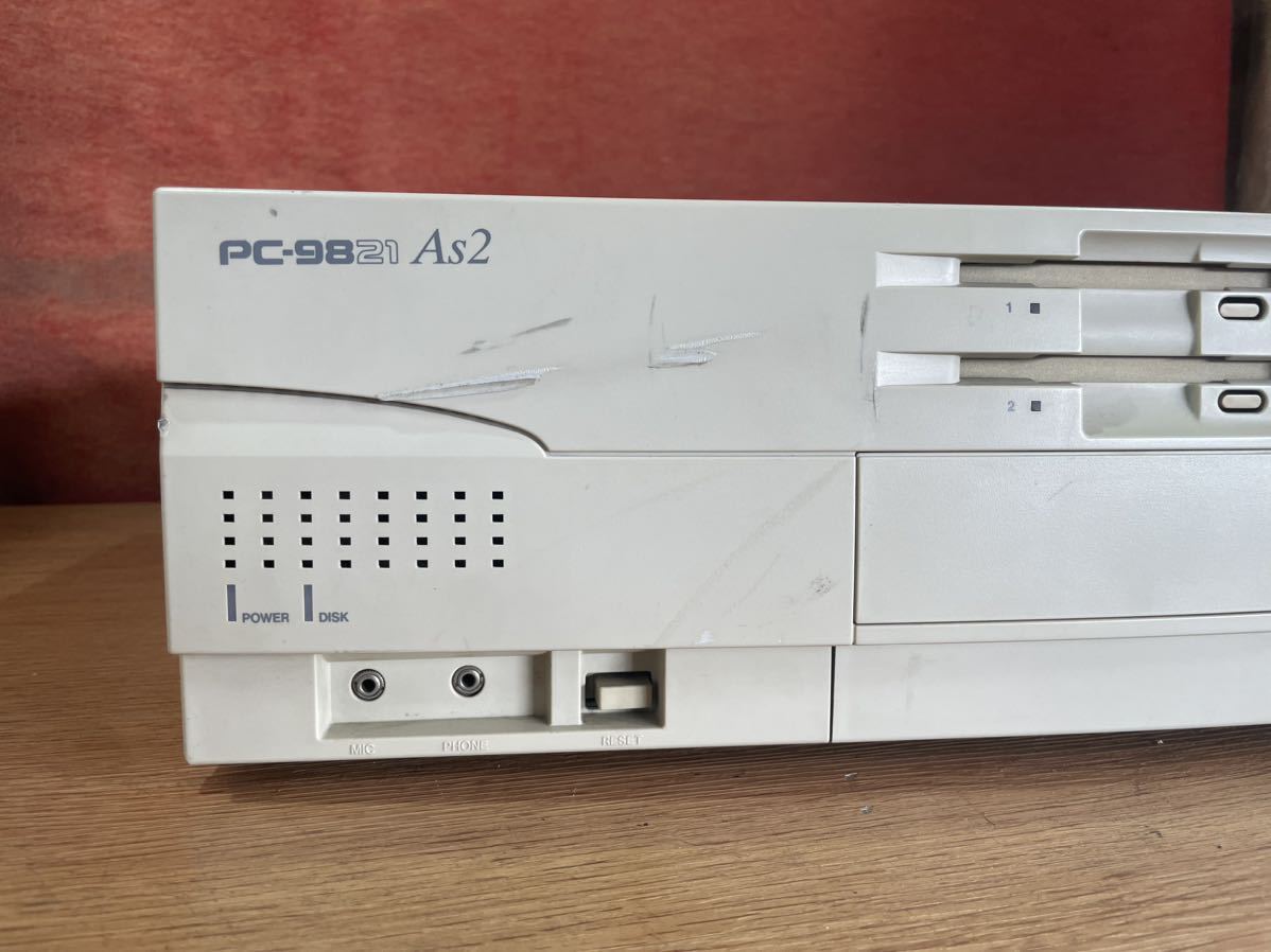①NEC PC-9821 AS2 / レトロパソコン / PC98シリーズ 中古品 ジャンク 