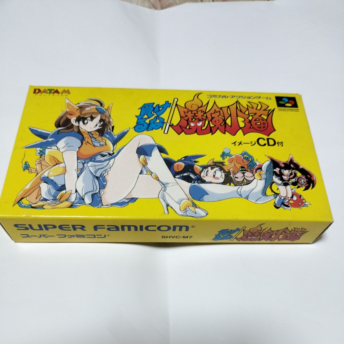 レア!割と美品です!SFCソフト 『負けるな!魔剣道』 負けるな 魔剣道