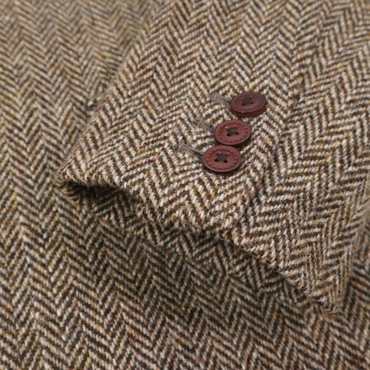 ユニクロ UNIQLO ヘリンボーン 美品☆UNIQLO×HARRIS 極上ウール 英国 