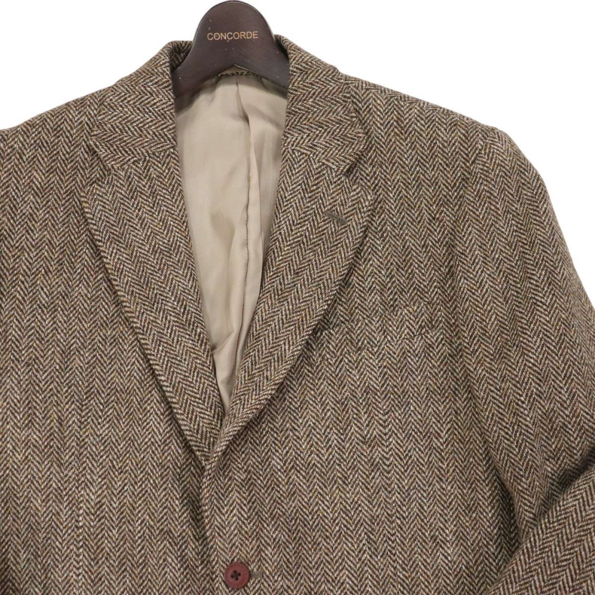ユニクロ UNIQLO ヘリンボーン 美品☆UNIQLO×HARRIS 極上ウール 英国 