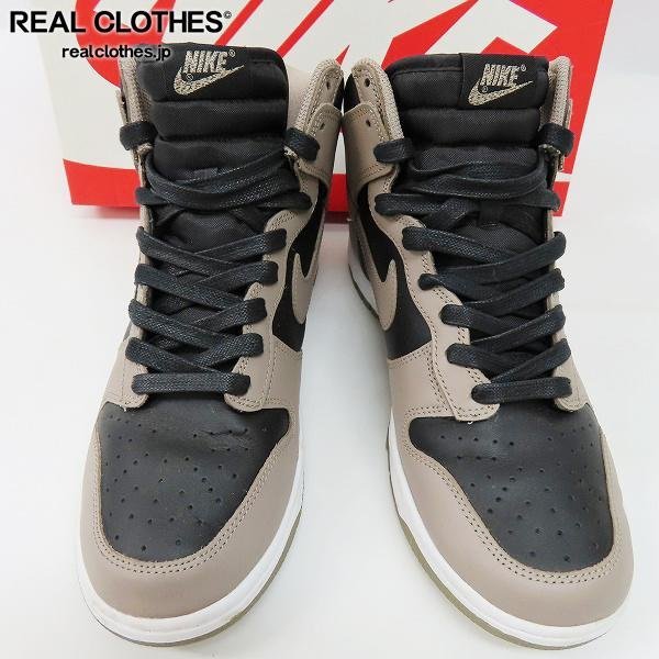 NIKE/ナイキ WMNS DUNK HIGH/ダンク ハイ BLACK/MOON FOSSIL-BLACK DD1869-002/27.5 /080