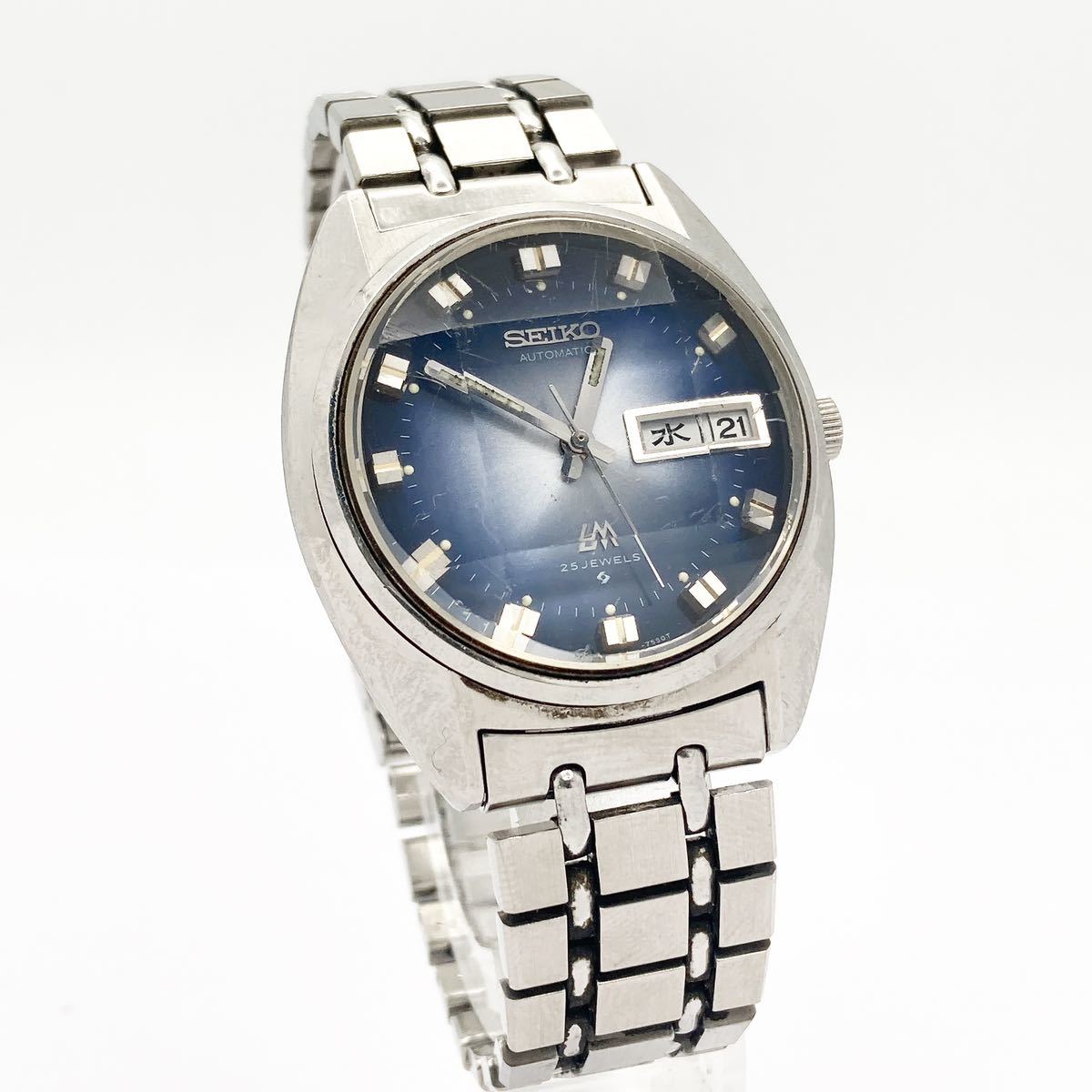 SEIKO セイコー ロードマチック LM 5606-7230 デイデイト 自動巻 青