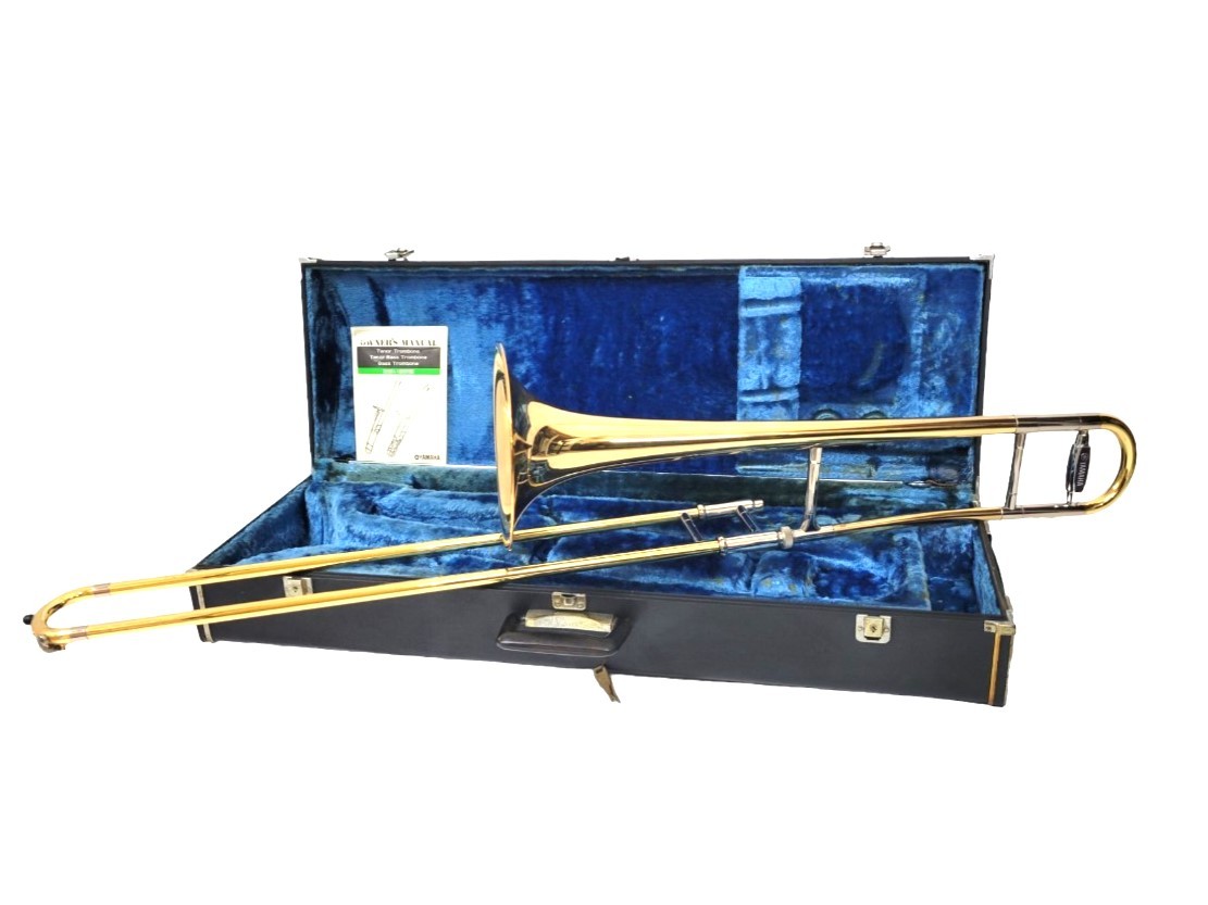 ジャンク品】YAMAHA/ヤマハ テナートロンボーン YSL-653 管楽器 音楽