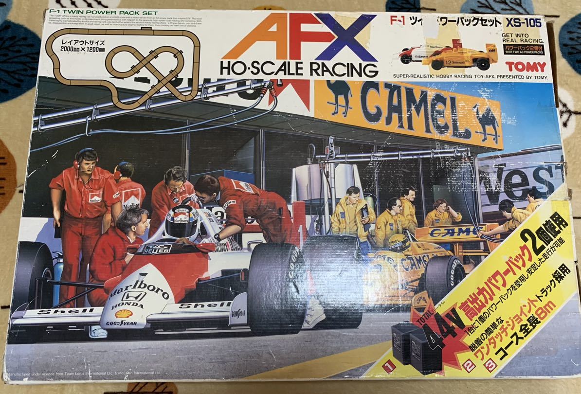TOMY AFX 1/87 HOスロットカーコースフルセット ツインパワーパック