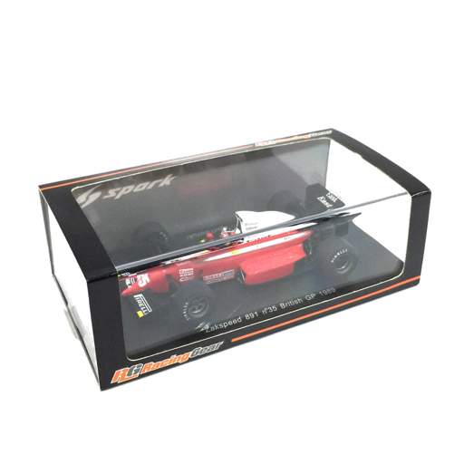 スパーク 1/43 レーシングギア限定 ザクスピード 891 No35 英国GP 1989