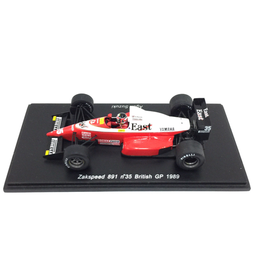 スパーク 1/43 レーシングギア限定 ザクスピード 891 No35 英国GP 1989