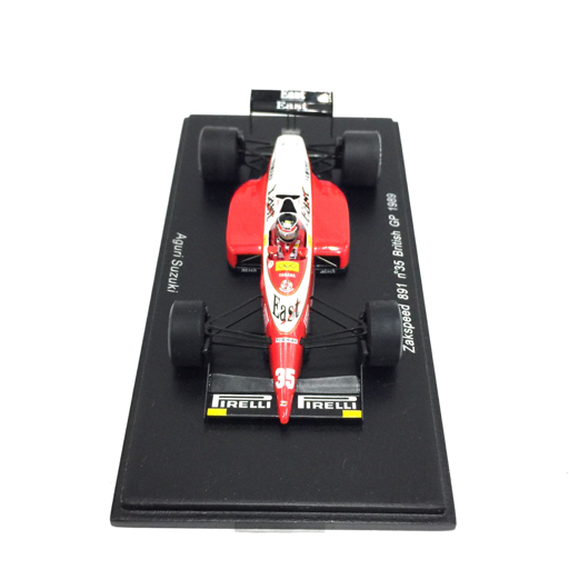 スパーク 1/43 レーシングギア限定 ザクスピード 891 No35 英国GP 1989
