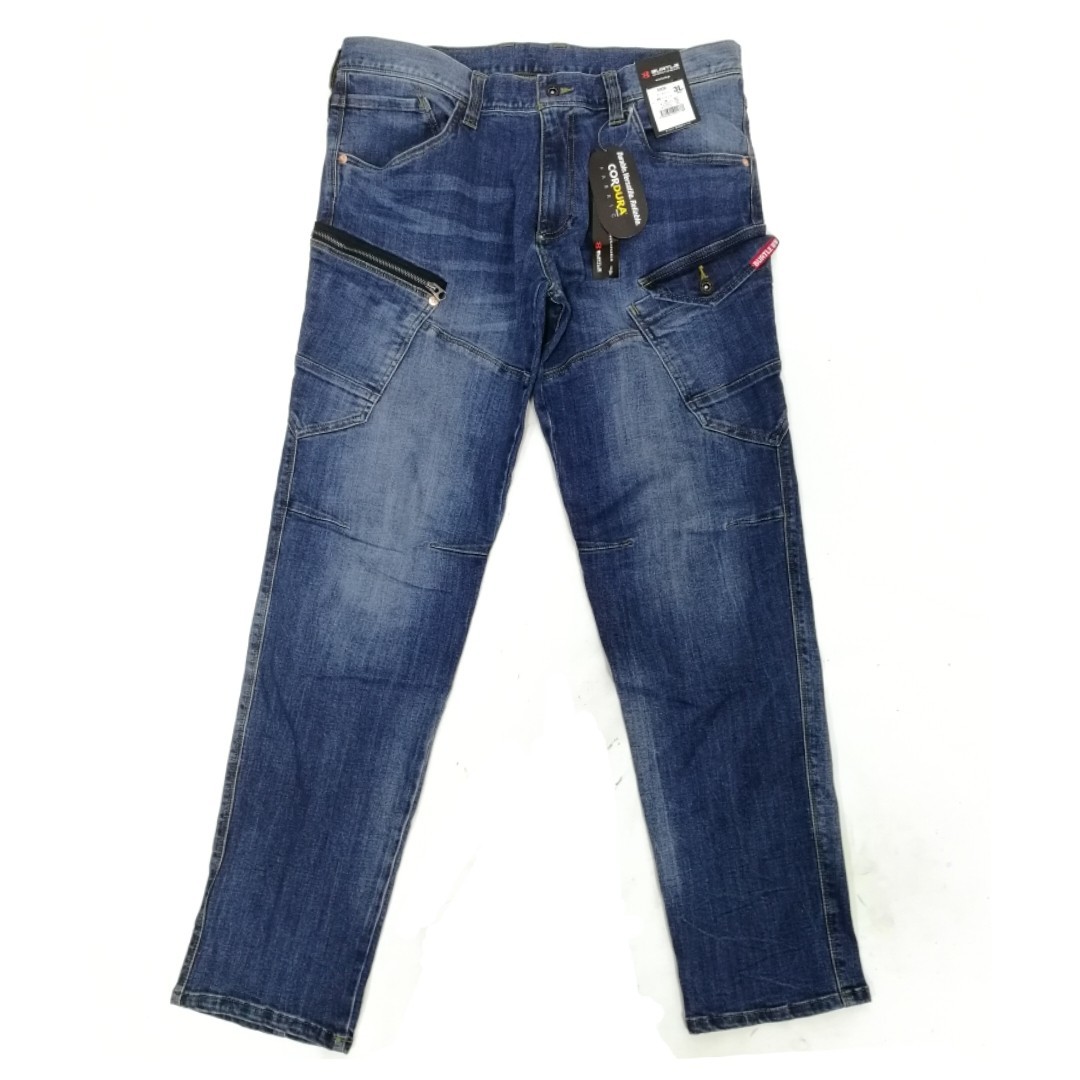 未使用！BURTLE バートル 5002 [秋冬用]コーデュラ・ストレッチデニムカーゴパンツ　クレイジーストレッチパンツ　サイズ3L