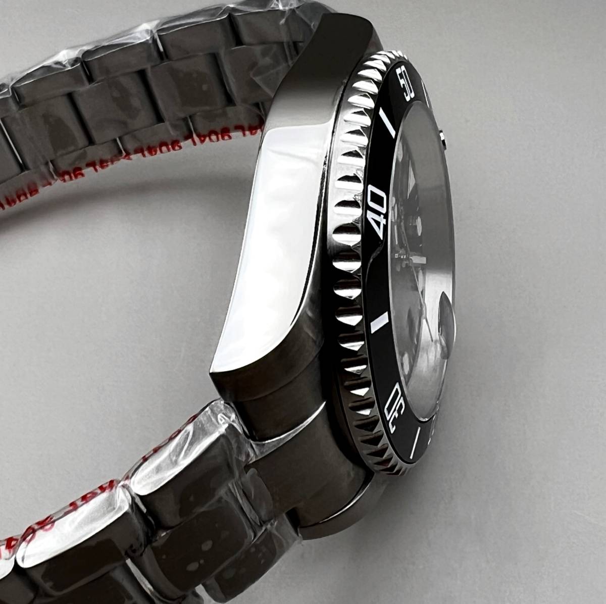 SEIKO MOD NH35 カスタム ブラック 40mm マリーナ ダイバーズ 手巻き