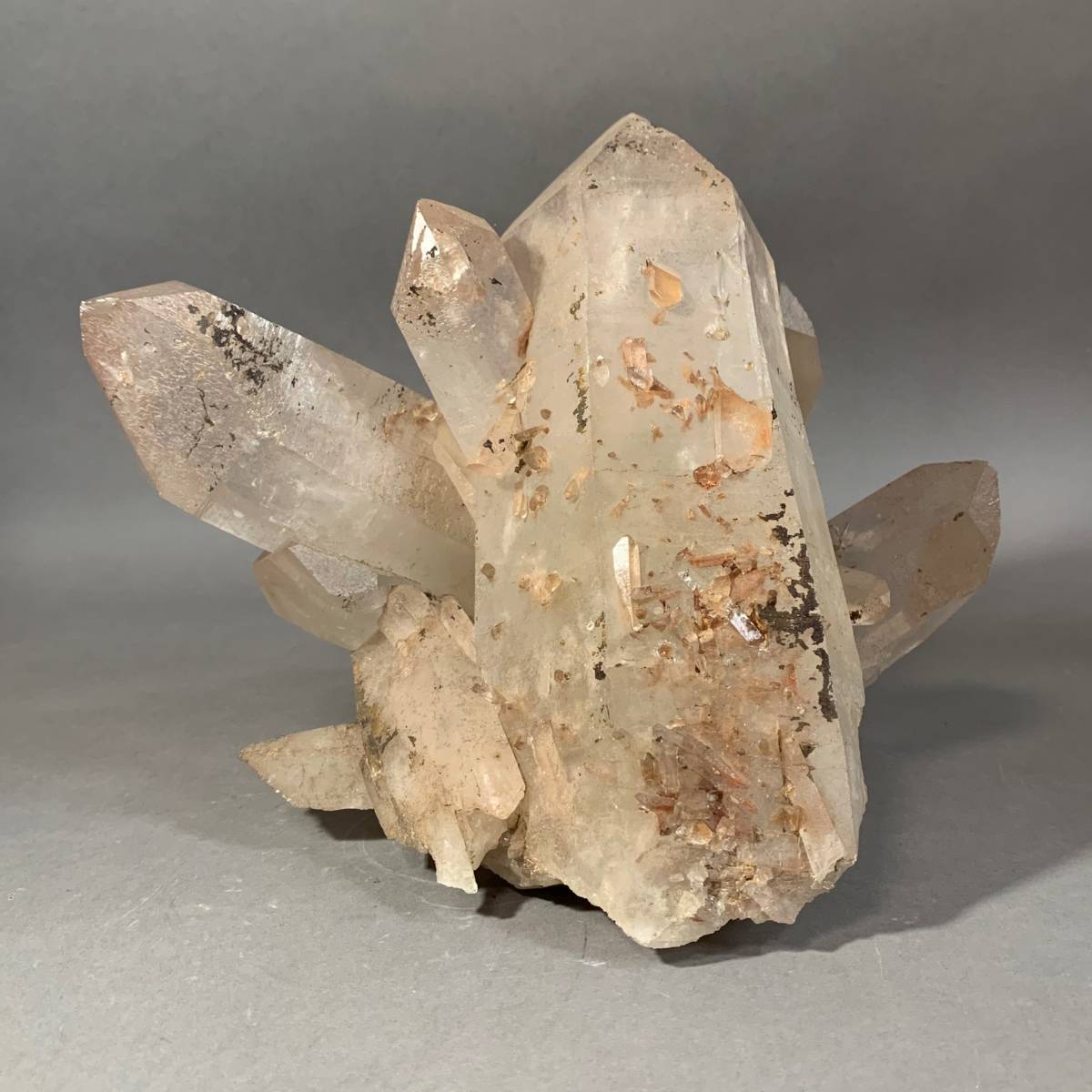 MS138 重量:約8kg 水晶 クリスタル クオーツ クラスター 原石 天然石