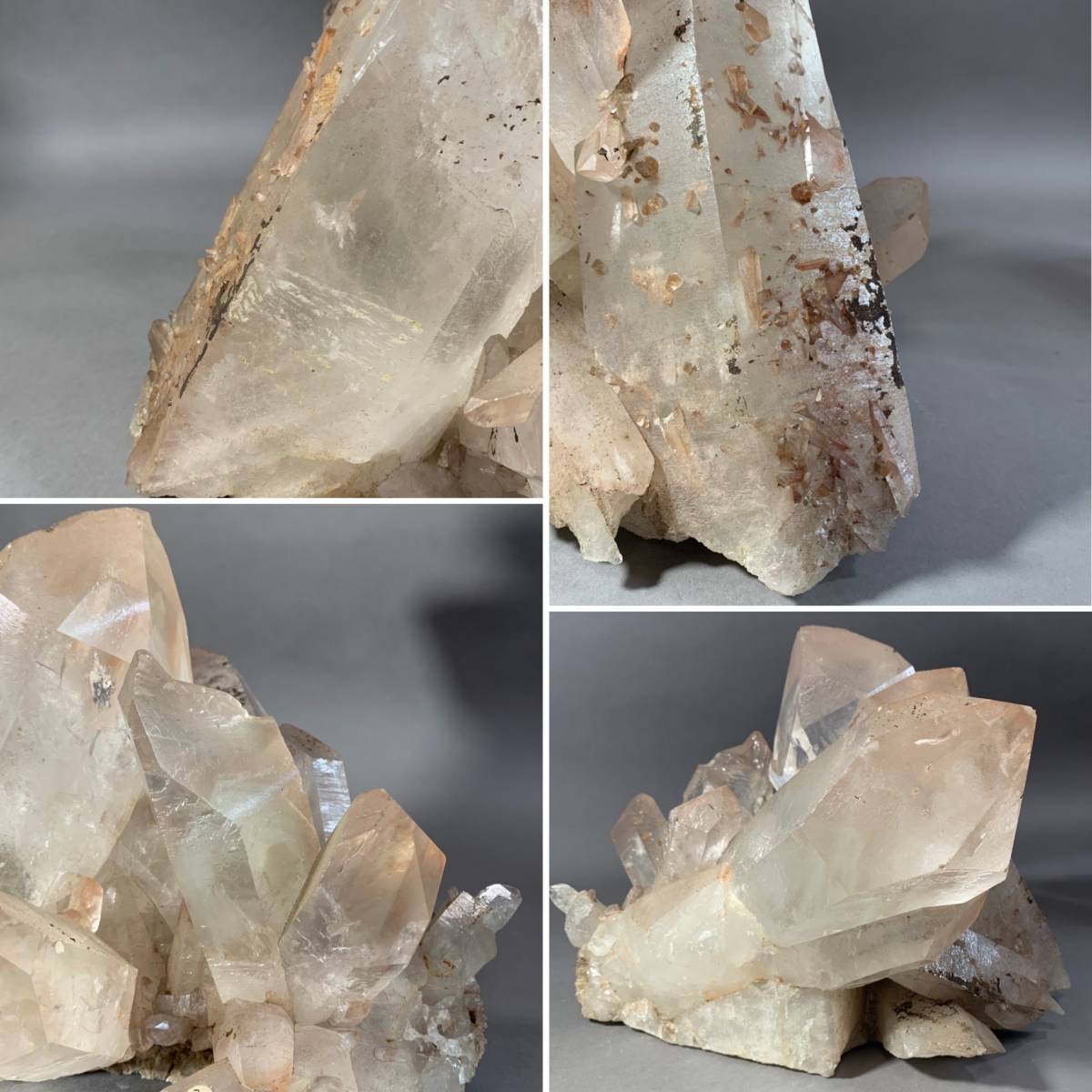MS138 重量:約8kg 水晶 クリスタル クオーツ クラスター 原石 天然石