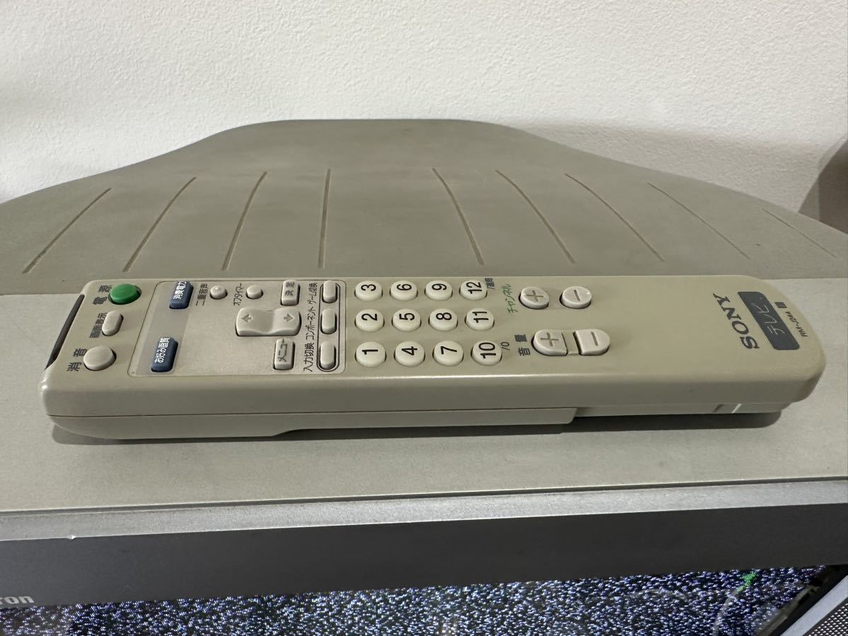 SONY ソニー ブラウン管テレビ Trinitron トリニトロンKV-14DA1 通電