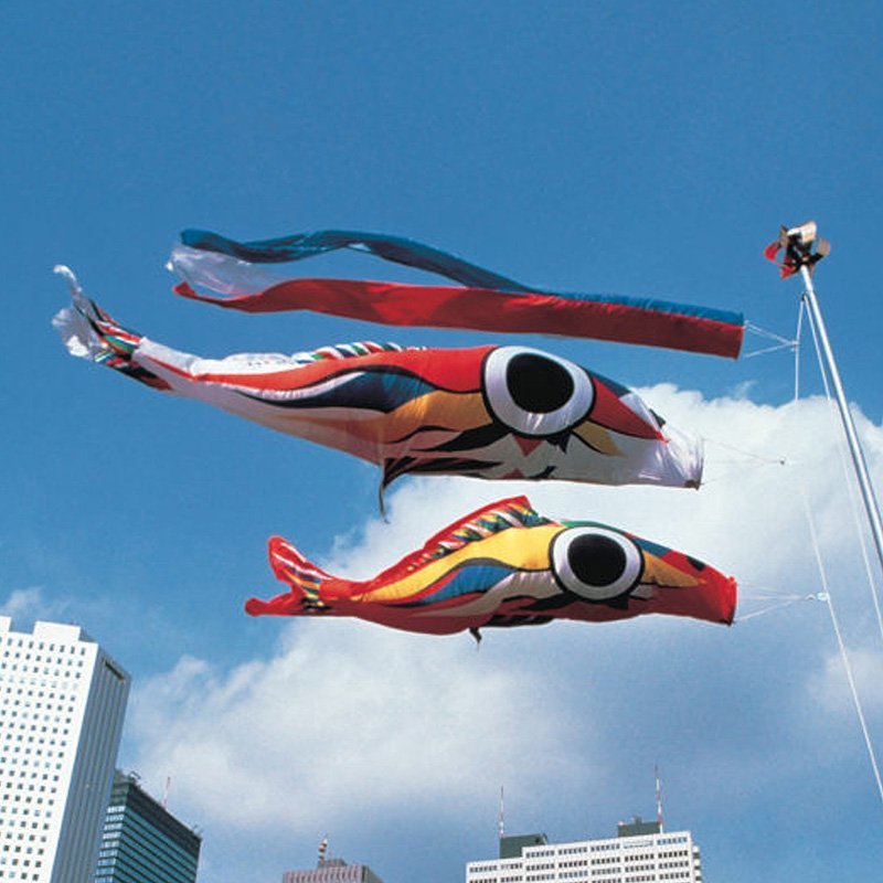 岡本太郎 こいのぼり おかもと200 希少品 端午の節句 子供の日 koi 慶應◇