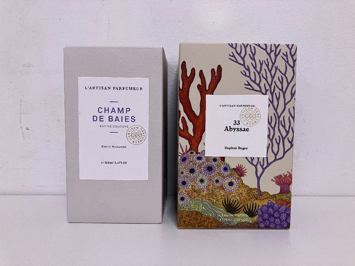 【K10313】香水まとめ売り L’artisan Parfumeur ラルチザン パフューム CHAMP DE BAIES　Abyssae 33　中古品