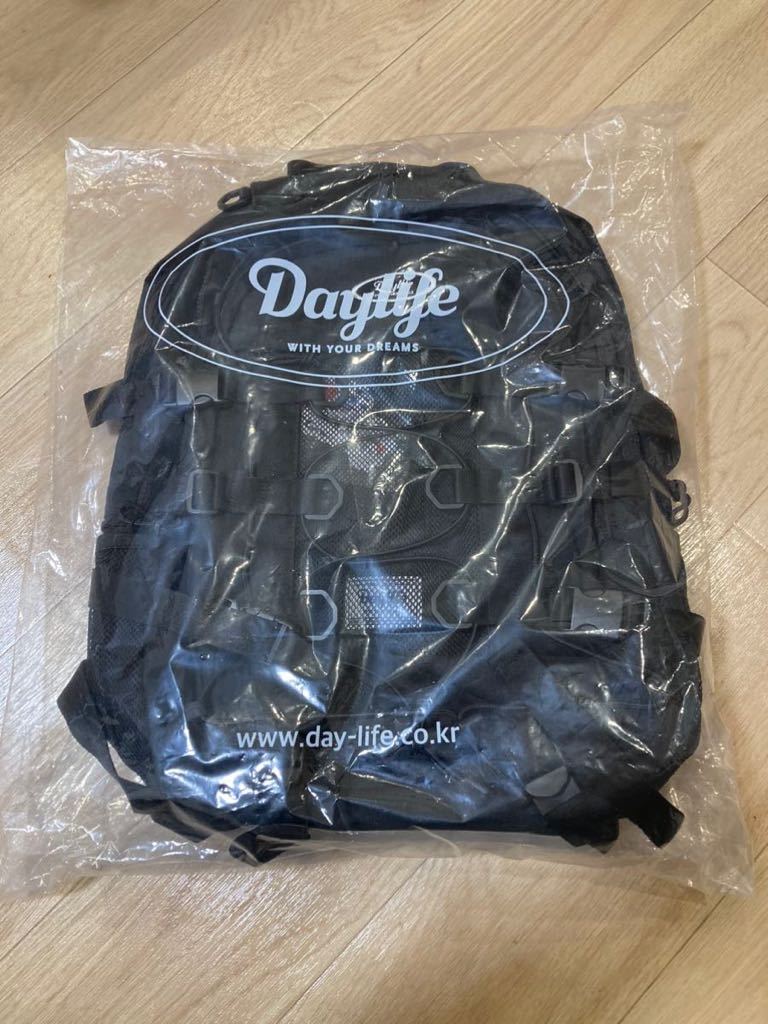 DAYLIFE DOUBLE STRING BACKPACK (BLACK) : デイライフ - 私たちが好き