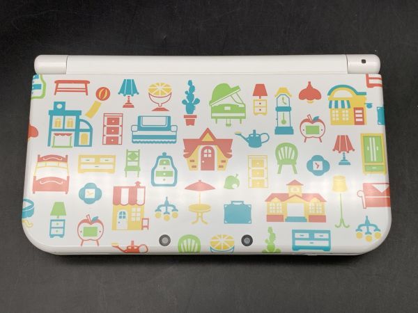 ★【同梱不可】中古品 Nintendo Newニンテンドー3DS LL どうぶつの森仕様 本体のみ 動作確認済