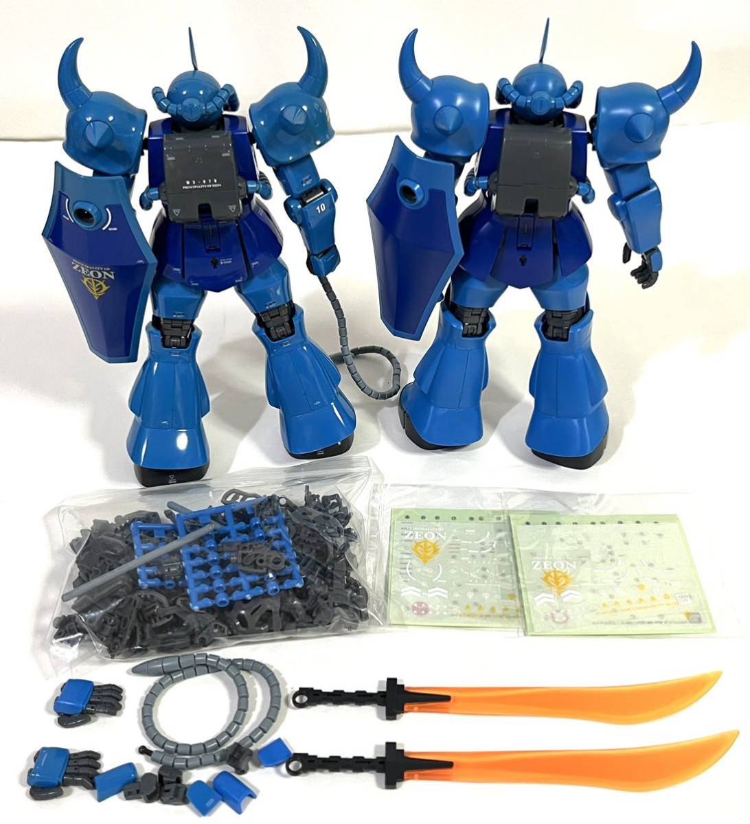 ガンプラ MG ジャンク品 1年戦争 ジオン軍7種10体セット（アッガイ 