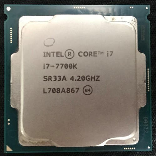 Intel Core i7-7700K 動作確認済 ① Intel Core i7-7700K 7700k公式