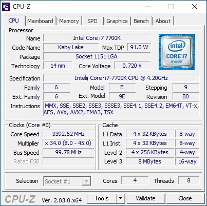 core i7 7700K 動作確認済み Intel Core i7-7700K 動作確認済 ① Intel Core i7-7700K 7700k公式