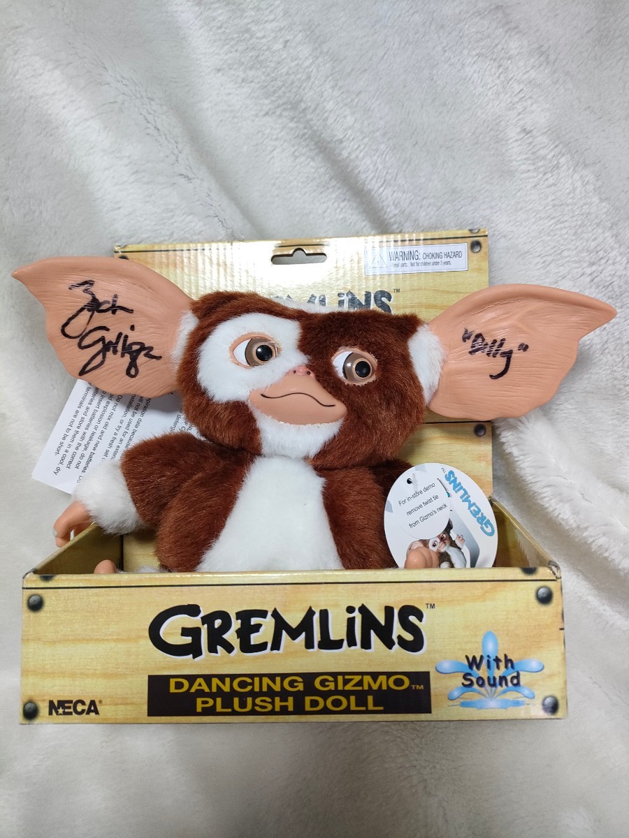 グレムリン 主人公ビリー役　ザックギャリガンのサイン入り　コミコン ネカ 歌う 踊る ギズモ　新品 動作確認済み