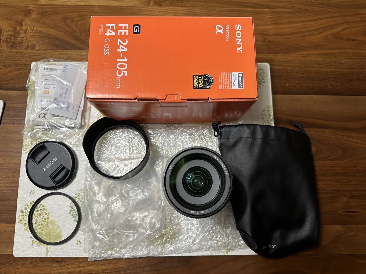 SONY FE 24-105mm F4 G OSS SEL24105G Eマウント レンズ 保護フィルター付き