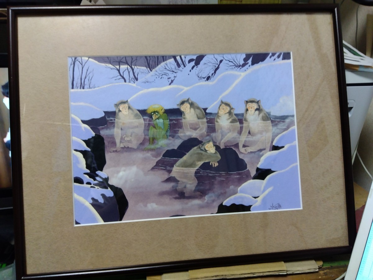 手塚治虫 「ジャングル大帝」 複製原画 検 リトグラフ 版画 イラスト