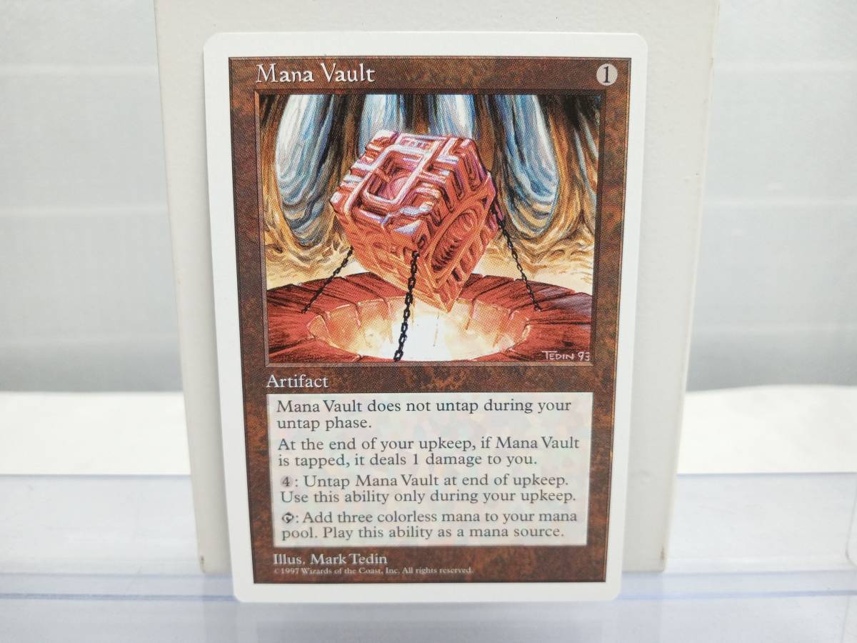 現状品 MTG Mana Vault 魔力の櫃 英語版 MTG 魔力の櫃 Vault 英語