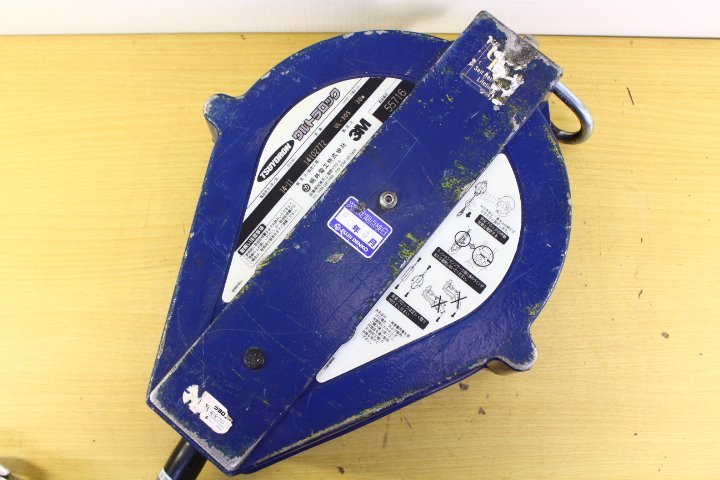 ●TSUYORON/ツヨロン UL-30S ウルトラロック 昇降用 ワイヤロープ巻取式 高所作業 落下 転落 墜落防止器具【10879449】