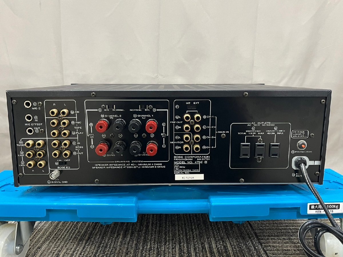 △7597 現状品 オーディオ機器 プリメインアンプ BOSE 4702-Ⅲ ボーズ