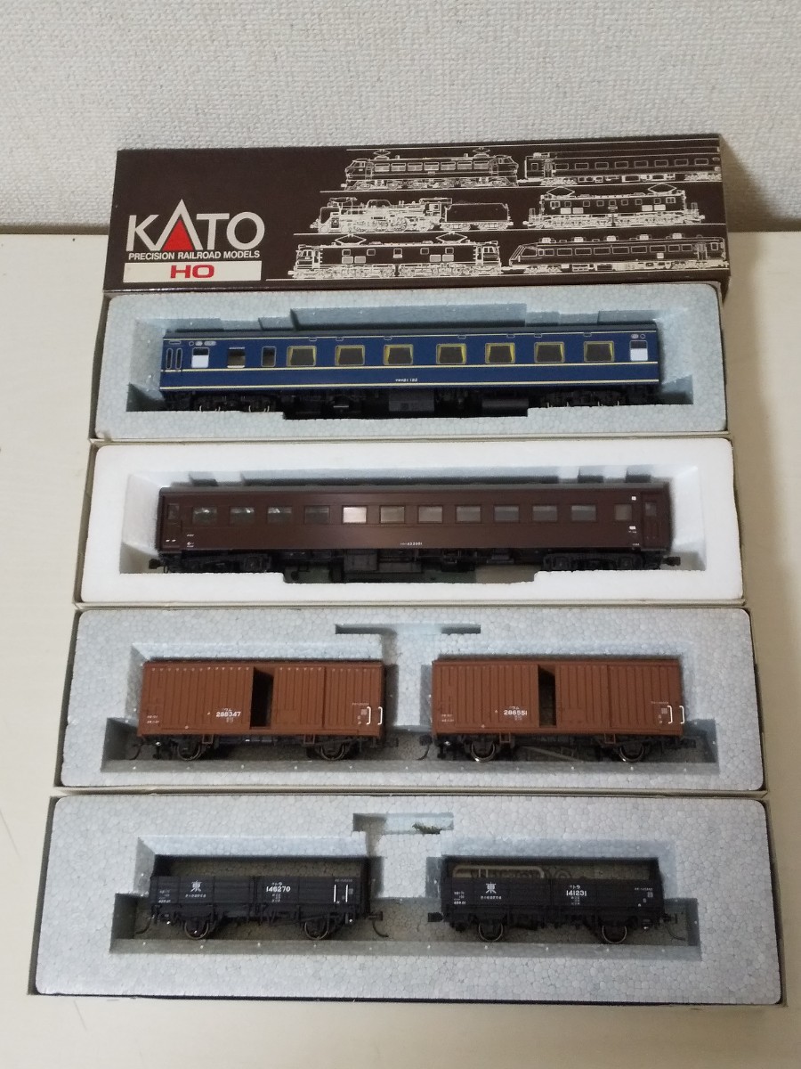 KATO カトー HOゲージ 客車2両 1-508 スハフ42 / 1-517 ナロネ21 有蓋 KATO カトー HOゲージ 客車2両 1-508 スハフ42 / 1-517 ナロネ21 有蓋