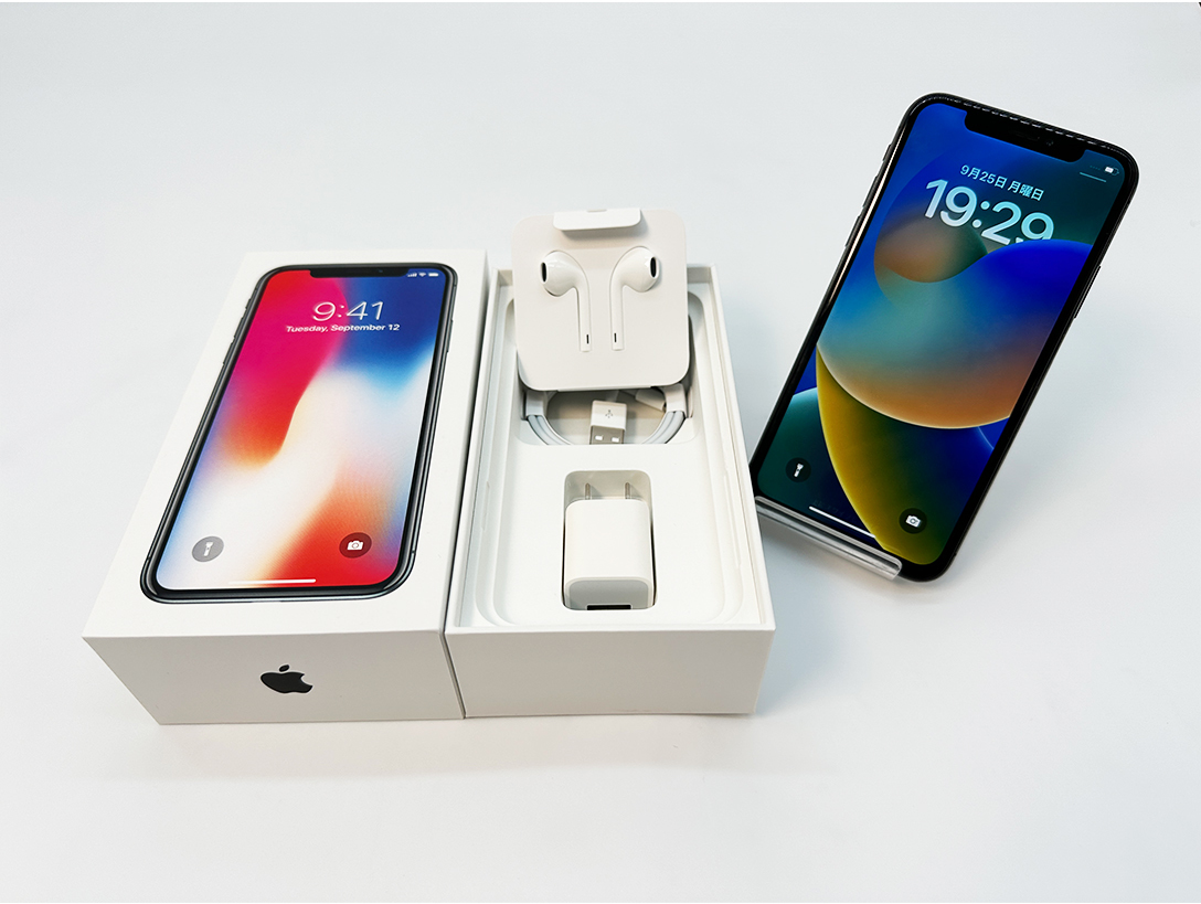 ジャンク】 SIMフリー iPhoneX 256GB グレー
