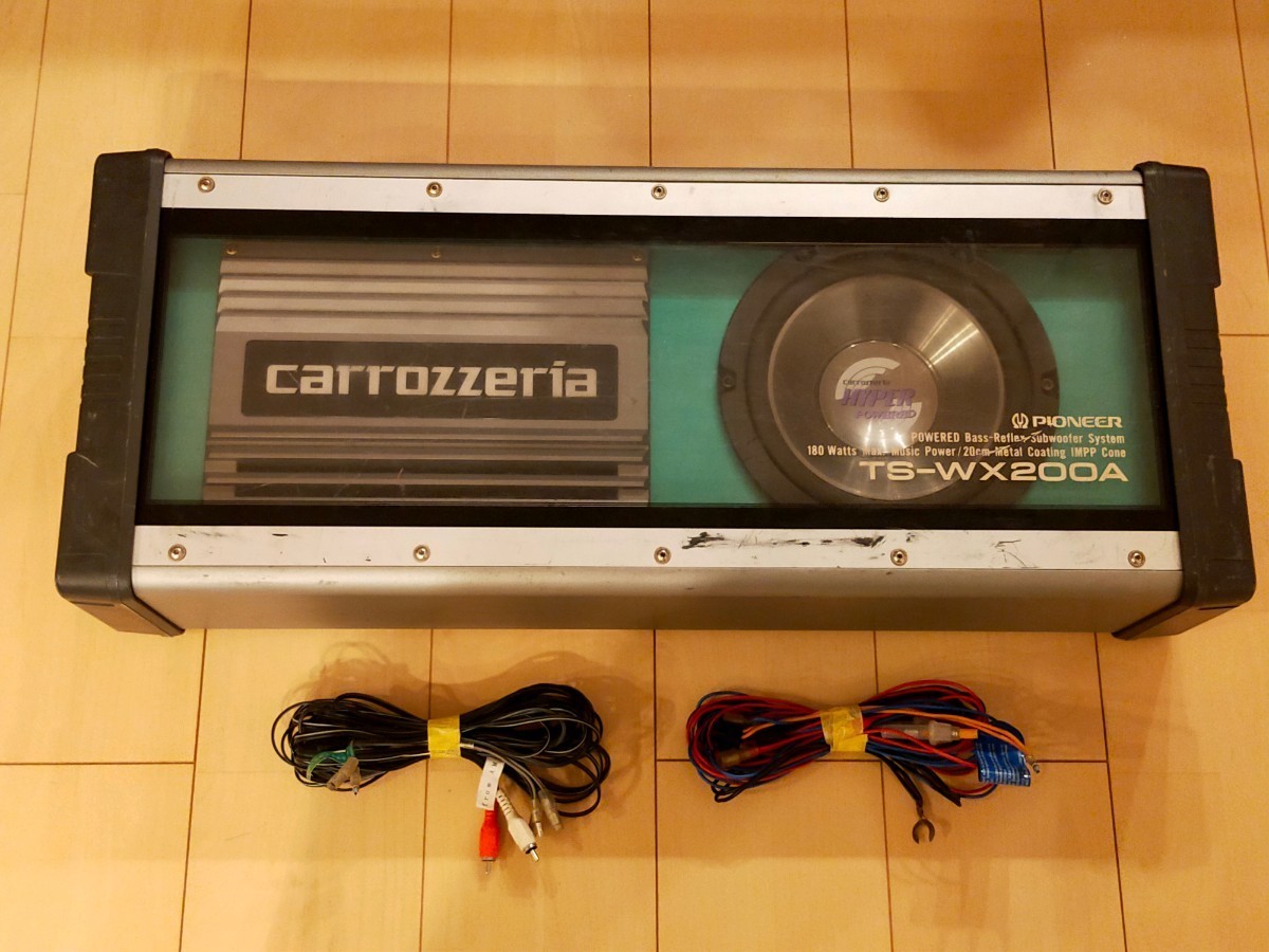 Pioneer carrozzeria パワードサブウーファー TS-WX200A