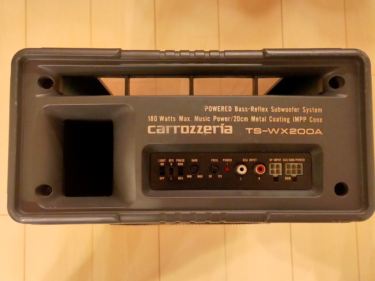 Pioneer carrozzeria パワードサブウーファー TS-WX200A