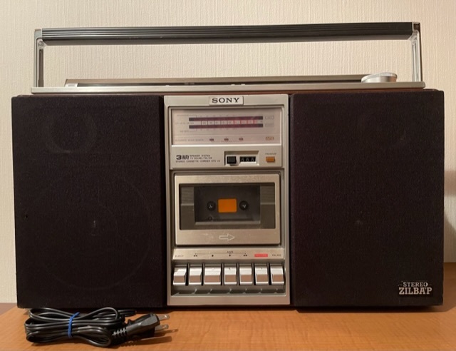 SONY CFS-V8 STEREO ZILBAP ラジカセ 整備調整済品 CFS-V8 SONY ZILBA