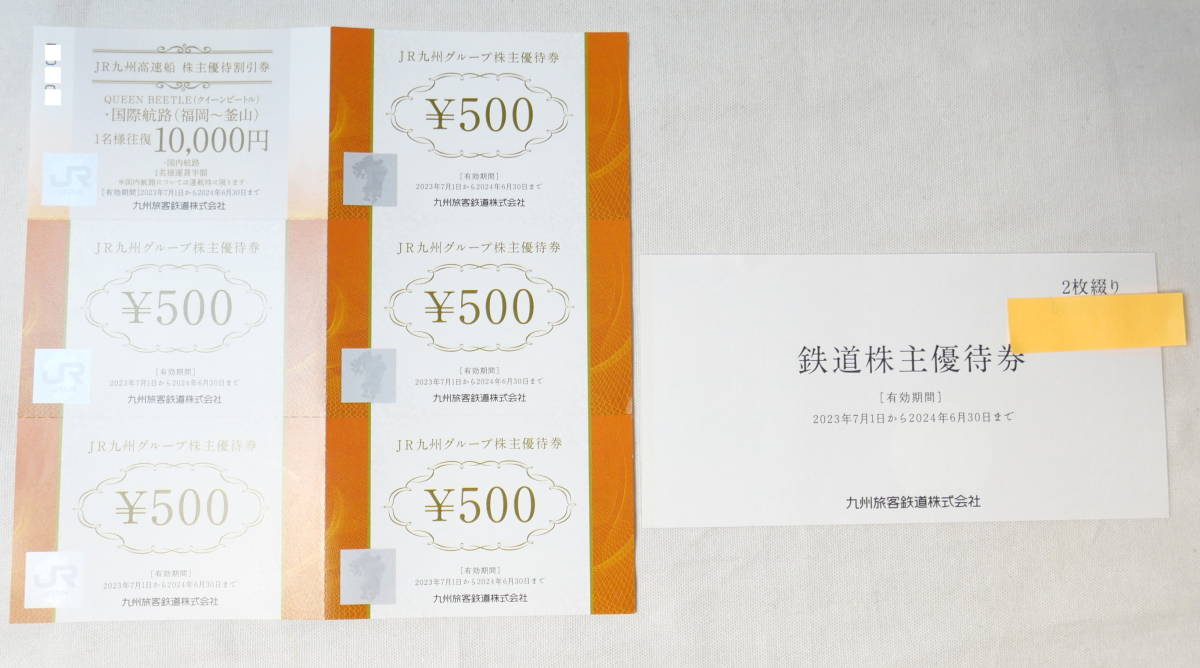 JRグループ 株主優待券 ttplaza_y-jrkyushug25-2500
