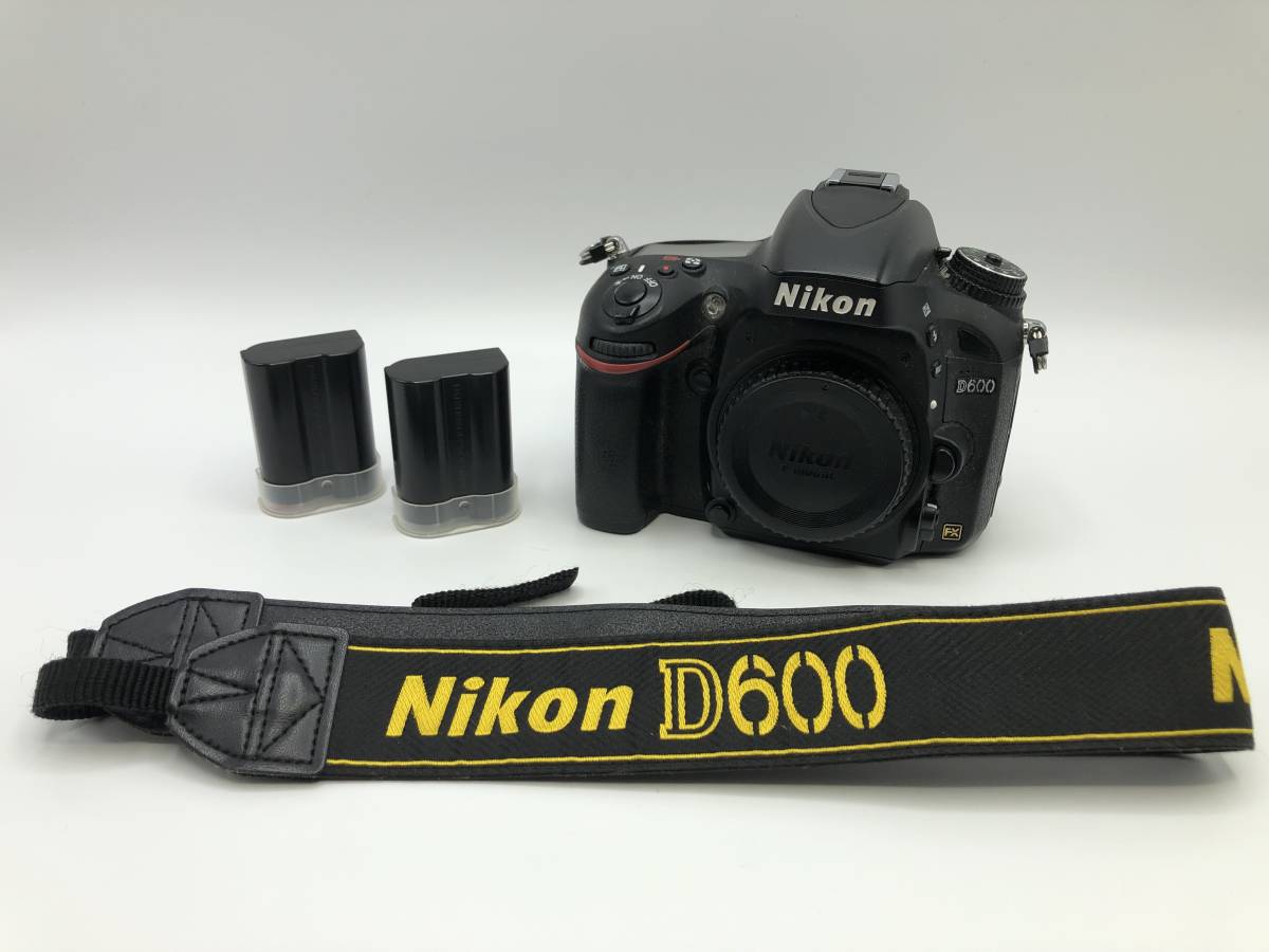 Nikon / ニコン D600 ボディ / 動作確認済 / 予備バッテリー2個付 / デジタル一眼【SRIS022】
