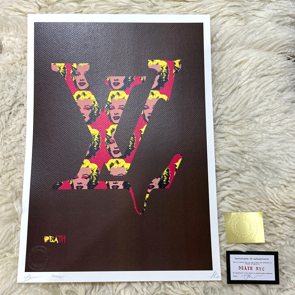 ショッピング人気 death nyc 世界限定100枚 KAWS アンディウォーホル
