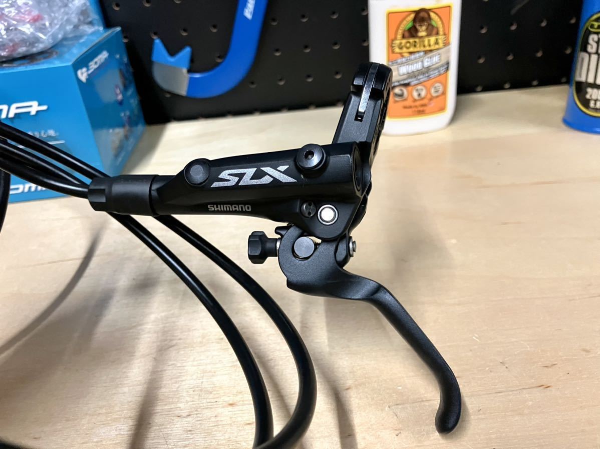 中古美品 SHIMANO SLX BL-M7000 + BR-M7000 油圧 ディスクブレーキ