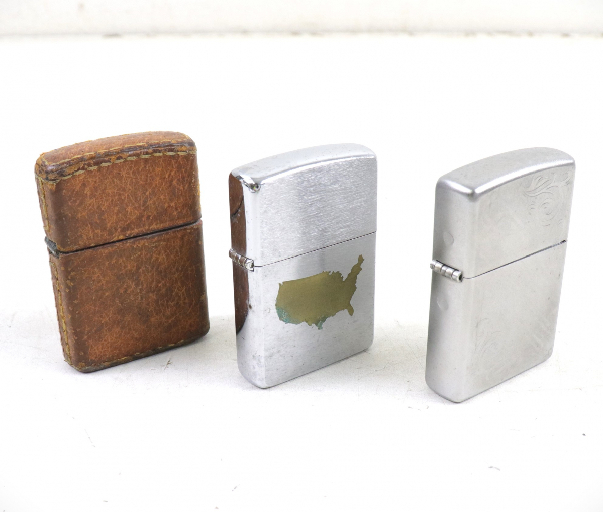 ★【zippo/3点まとめ】 フロレンティーン / アメリカ 等 ジッポー オイルライター 喫煙具 煙草 シガー 趣味 003FCDD50