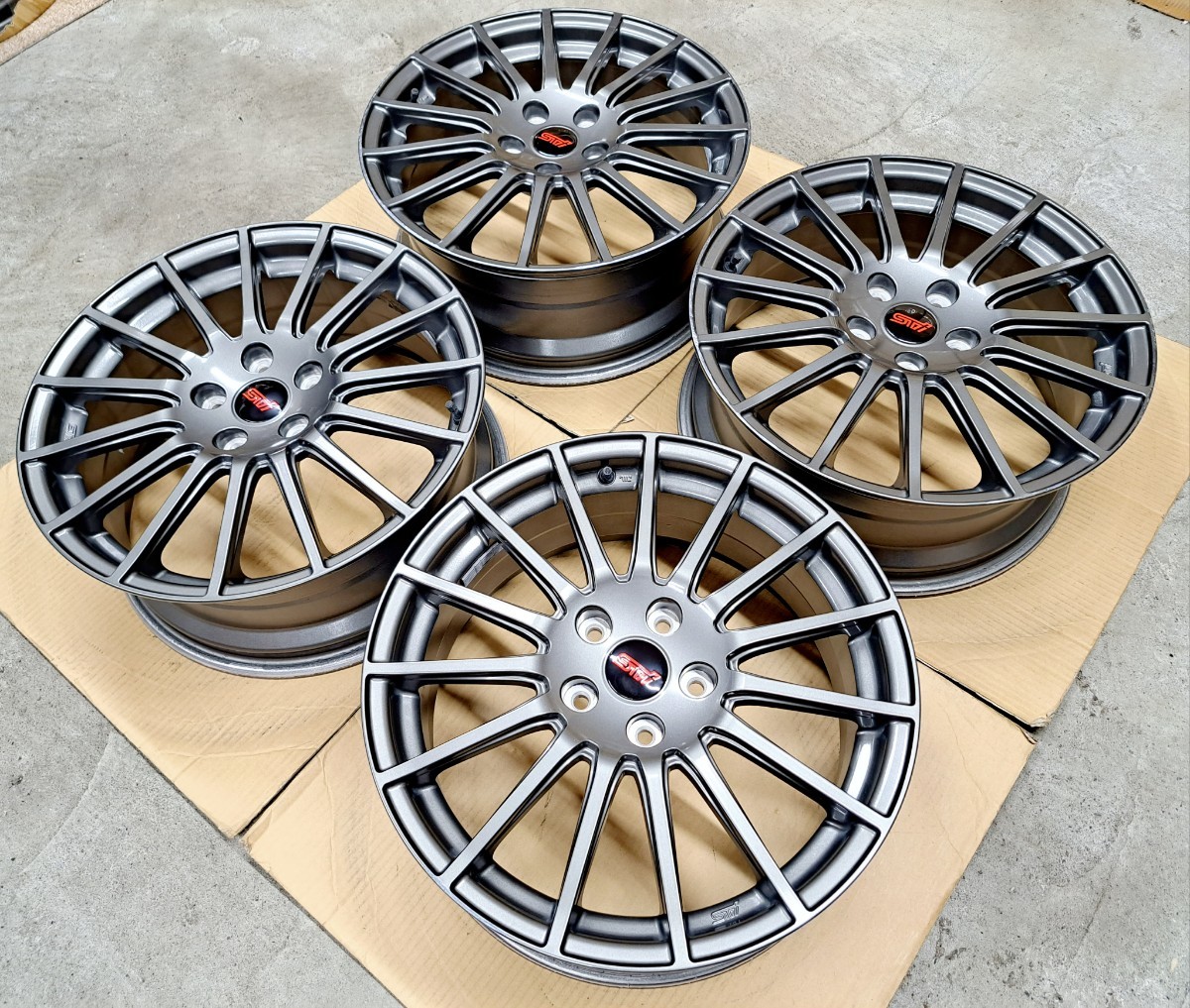 スバル レヴォーグ STI 純正 オプション 18インチ 7.5J ホイール 4本 