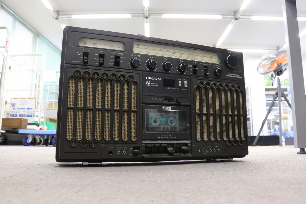 RX-9800 CROWN AM⁄FM⁄SW エンドレス アタッシュケース型ラジカセ
