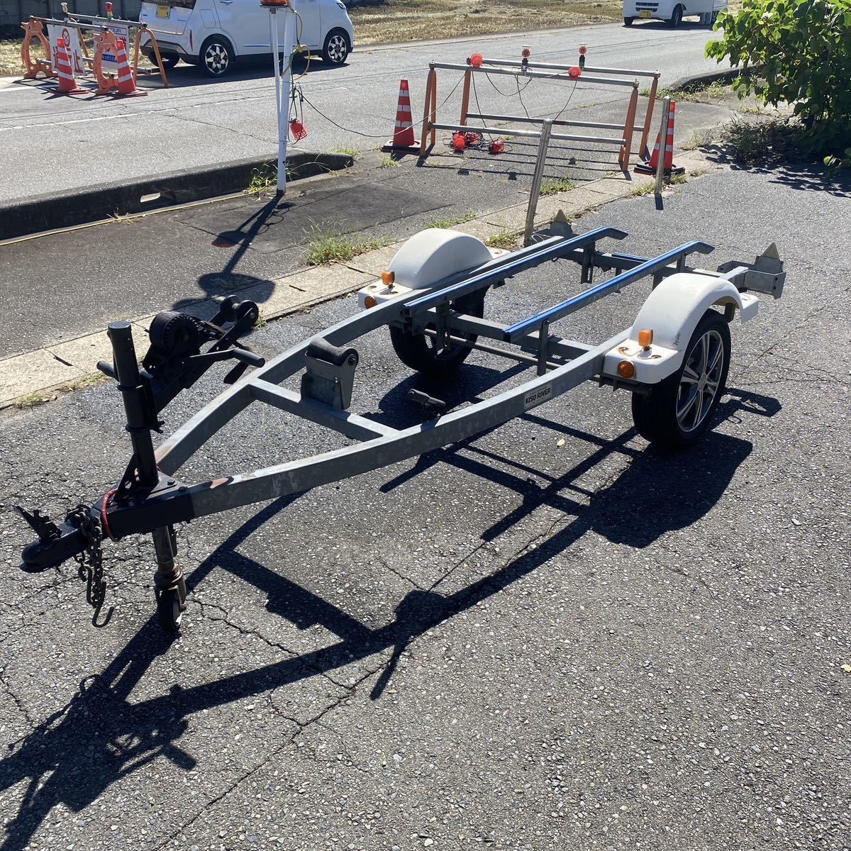 軽トレーラー 初年度登録：平成10年 300kg積載 廃車渡 引き取り限定 