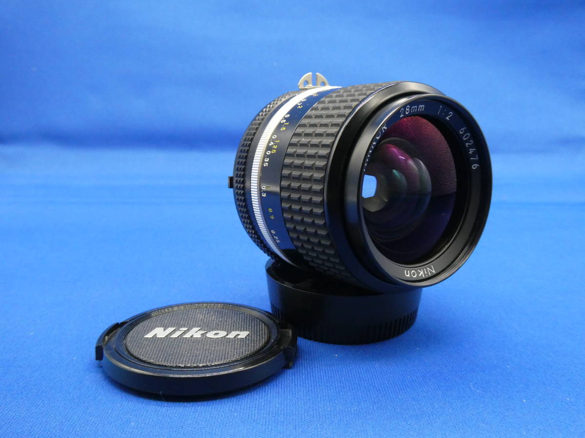 【NIKON/ニコン】 単焦点 広角レンズ Ai-S NIKKOR 28mm F2　ニコンFマウント