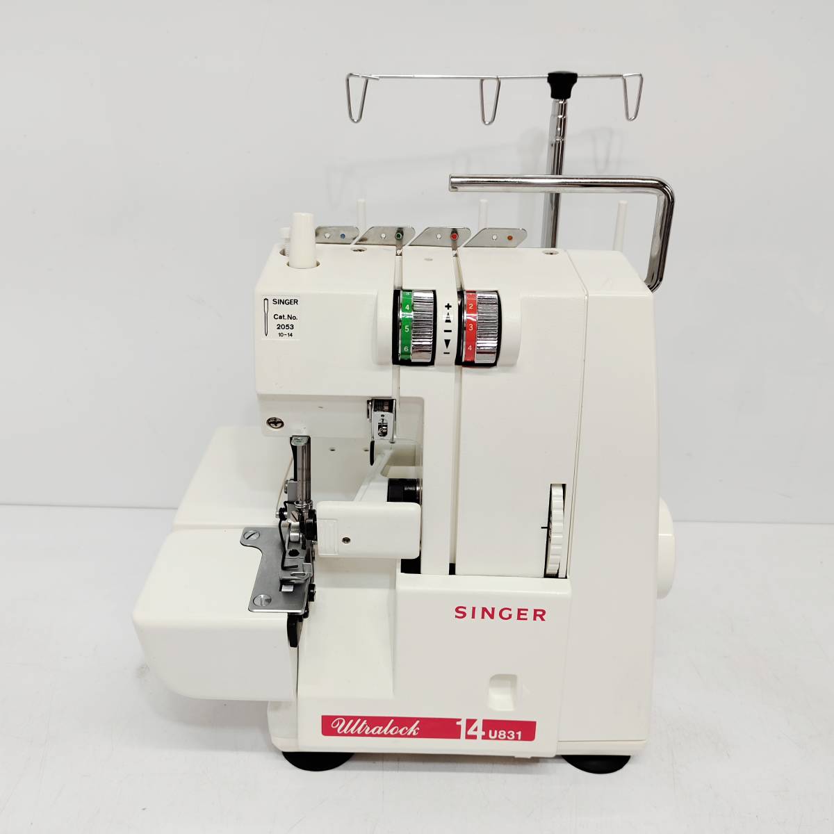 ○動作品 シンガー 14U831 ロックミシン SINGER フットコントローラー