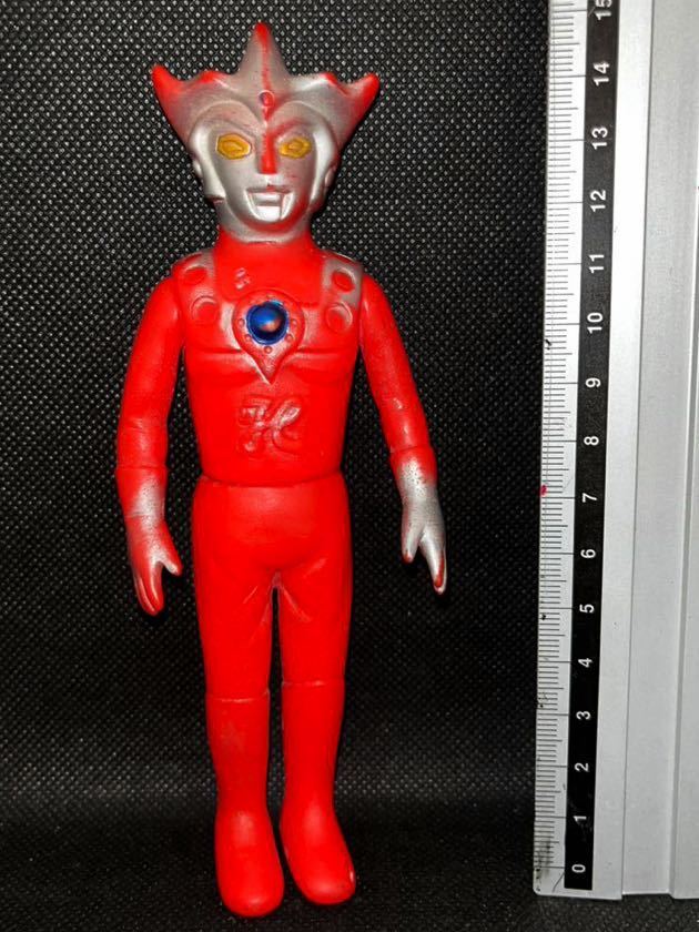 激レアすぎ！　当時物 ソフビ　ウルトラマンレオ　パチ　無版権　昭和レトロ 高さ 150mm _4
