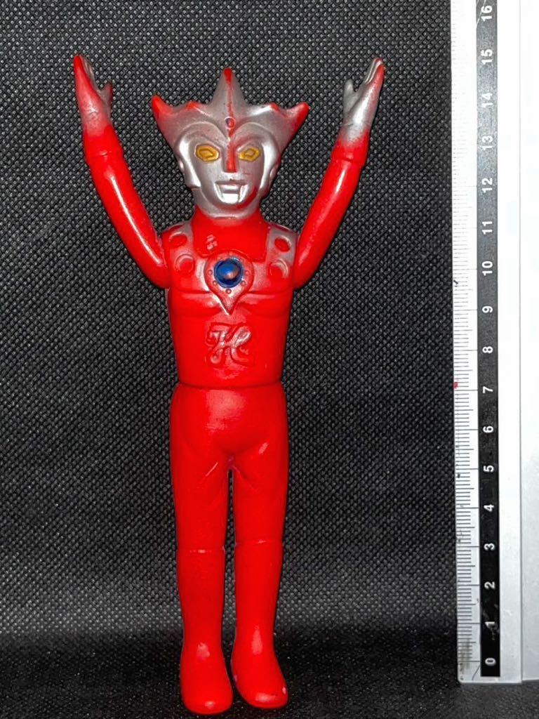 激レアすぎ！　当時物 ソフビ　ウルトラマンレオ　パチ　無版権　昭和レトロ 高さ 150mm _7