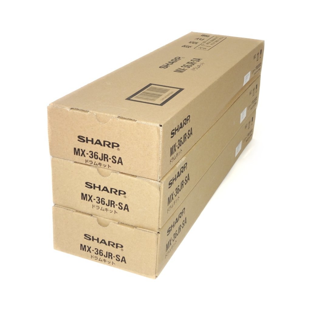 ☆3箱セット SHARP シャープ MX-36JR-SA ドラムキット 【送料無料! 未使用!! 純正!!! 保証あり!!!! お買い得!!!!!】NO.3550事務所