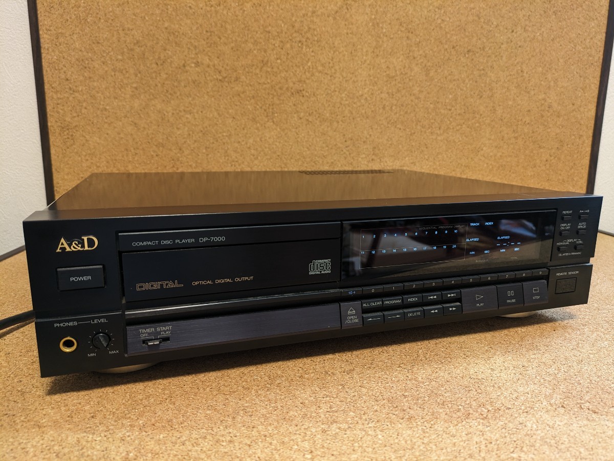 A&D DP-7000 CDプレーヤー CDデッキ AKAI DIATONE 赤井電機