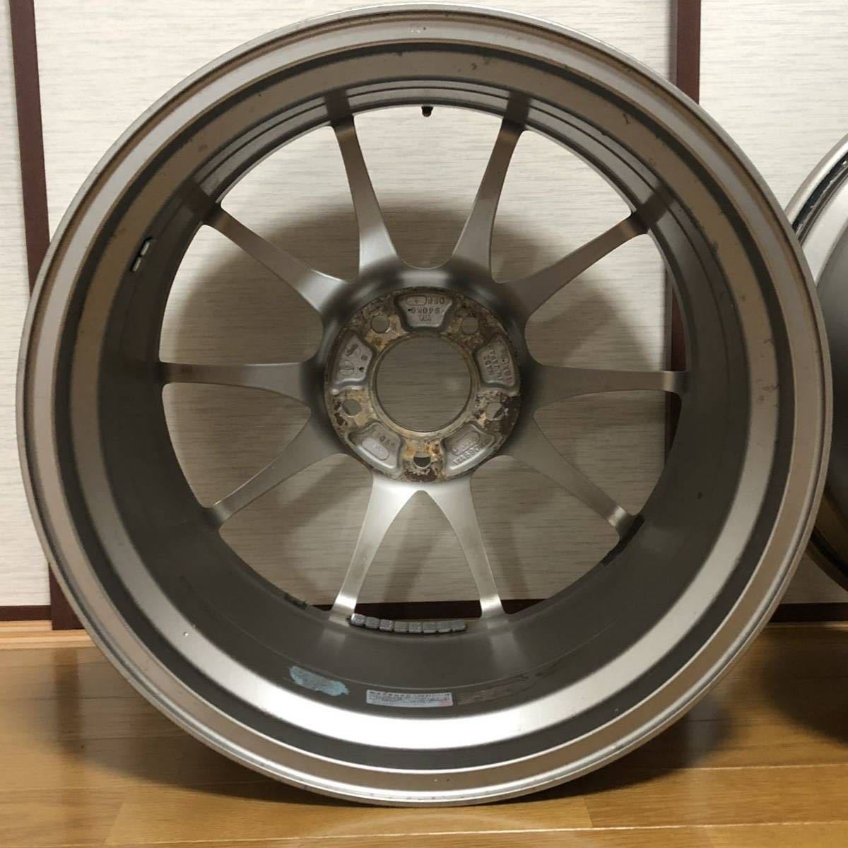 WedsSport TC105N 18インチ 9.5J +35 PCD114.3 2本 ウェッズスポーツ(5 